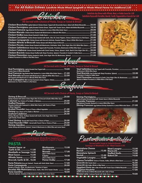 pizzeria calabria|calabria pizza menu.